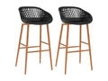Bar stools, 2 pcs, Black, 3 GFYB16993