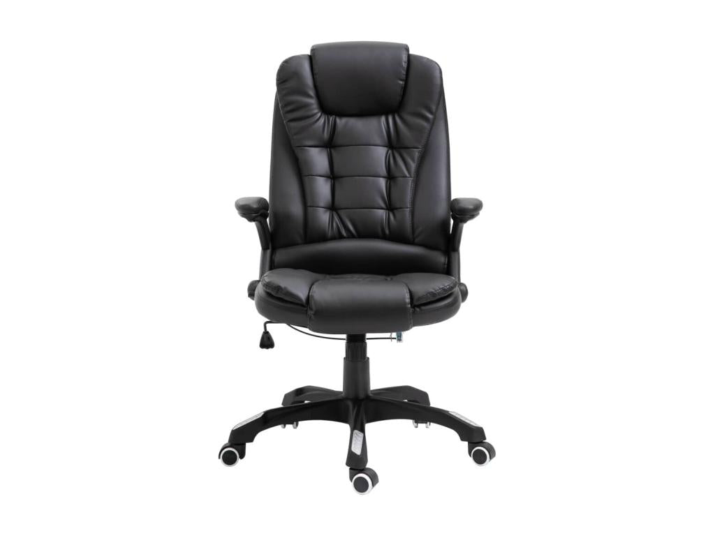 Black Faux Leather Office Chair CDDV33752