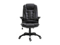 Black Faux Leather Office Chair CDDV33752