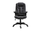Black Faux Leather Office Chair CDDV33752