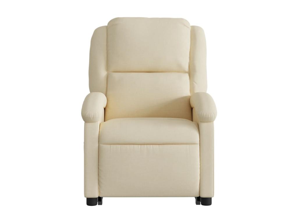 Cream Fabric Reclining Armchair WNKH34266