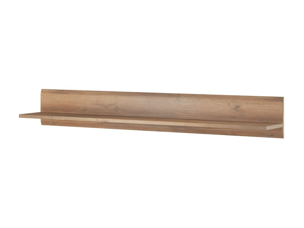 Designer wall shelf, 160cm, oak finish - Elariva Collection. SCSJ07196