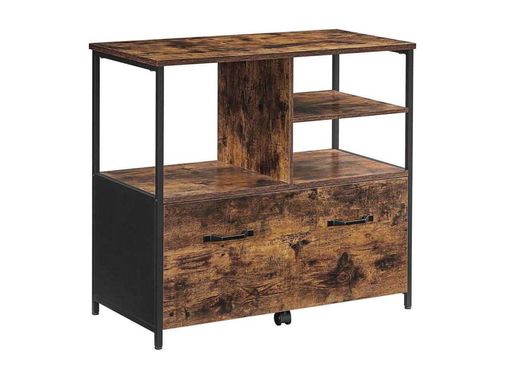 Brown cabinet with drawer, 82x40x75 cm, 12 0001479 CAAY51352