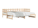 Sliding bed 2x 80x200 cm Solid pine wood HFKF48909