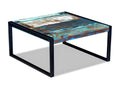 Coffee table, solid reclaimed wood, 80x80x40 cm, MCQU46786