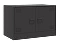 Black TV stand 67x39x44 cm steel ZURH96764