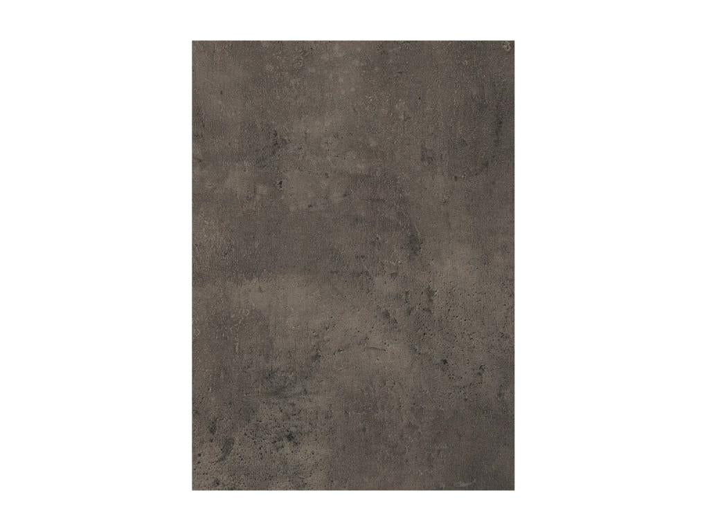 Illuminated 2-door, 2-drawer display cabinet in oak and dark concrete finish by Elariva FRBG65979