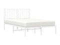 Metal bed frame with white headboard 120x200 cm HJFA45933