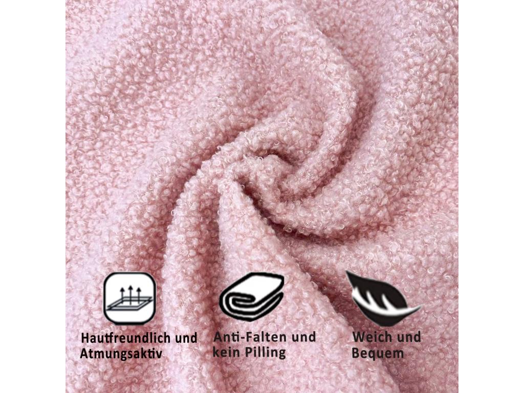 Children's single bed 90x200cm - upholstered fabric bed with slatted base, backrest and armrests, pink sofa bed RTOS03548