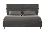 Elariva PCLJ05203 160x200 Grey Microfiber Upholstered Double Storage Bed