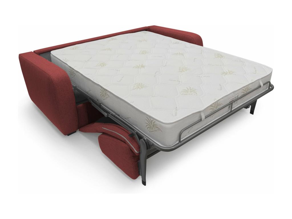 Boisona Convertible Sofa Bed with 20cm Waterproof Fabric Mattress T03 215cm Mattress - 160x197 Red MKTE50349