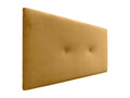 Boisona Smooth Velvet Headboard with Buttons 105x50 Beds 105 - Mustard KFFS15787