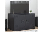 Black TV stand 67x39x44 cm steel ZURH96764