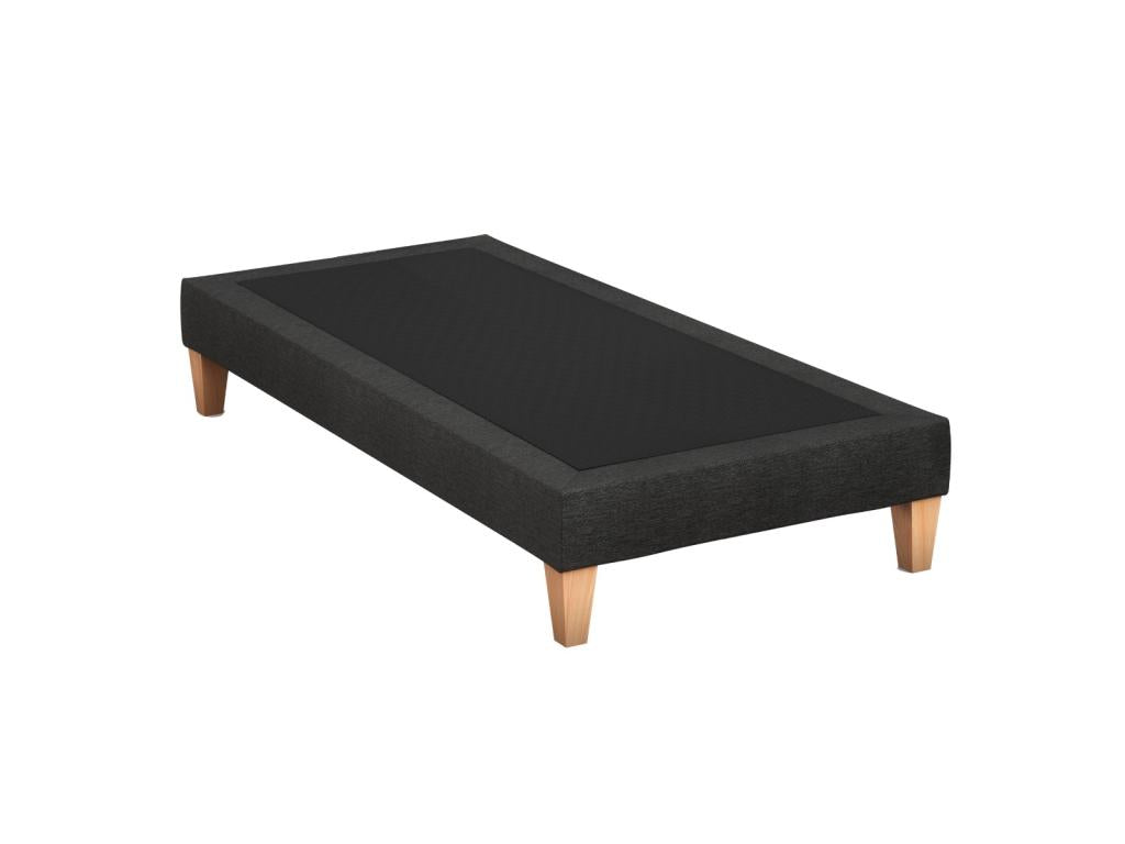 Upholstered bed base, dark night - 100x200 KMIQ91025