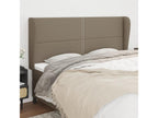 Headboard with wings 203x23x118/128 cm Fabric LNDC85359