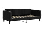 Daybed with pull-out bed and drawers, mattress not included, black, 100x200cm PXFA72701