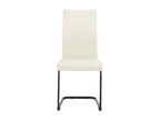 Sia - Set of 4 cream velvet chairs PDCC84439