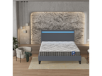Pocket Spring Mattress Set with Headboard, 120x190cm - 20cm Thick, Elariva MPIG63258