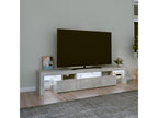 TV stand with LED lighting, concrete grey, 200x36.5x40 cm, TKWQ27729