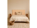 Natural pine wood printed headboard 150x80cm - Elariva RLAM85223