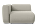Module with left-hand armrests in velvet - Elariva DJQA09051