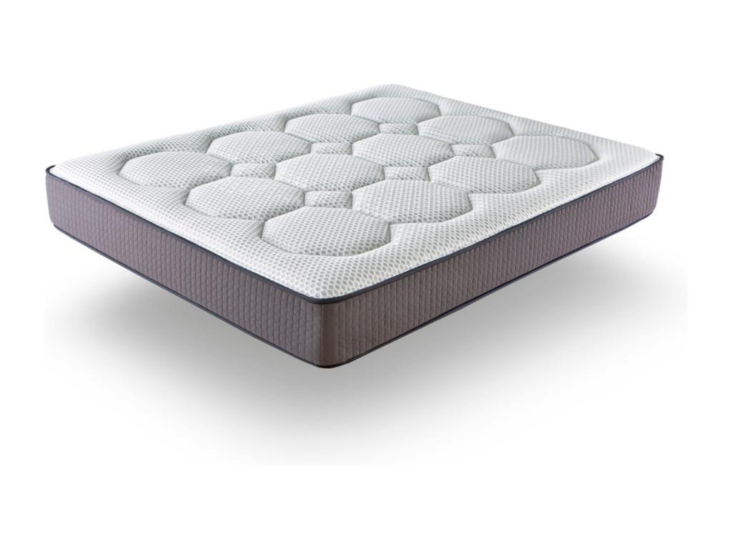 Mattress 135x190 cm, 22 cm thick - Memory foam - High adaptability - Firm and elegant - 2 sides Summer/Winter LLND21275