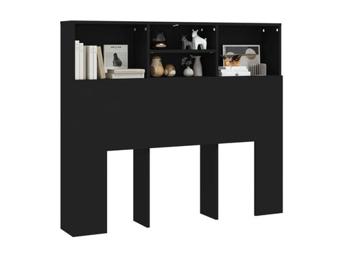 Black Headboard Wardrobe 120x19x103.5 cm YEDE13407