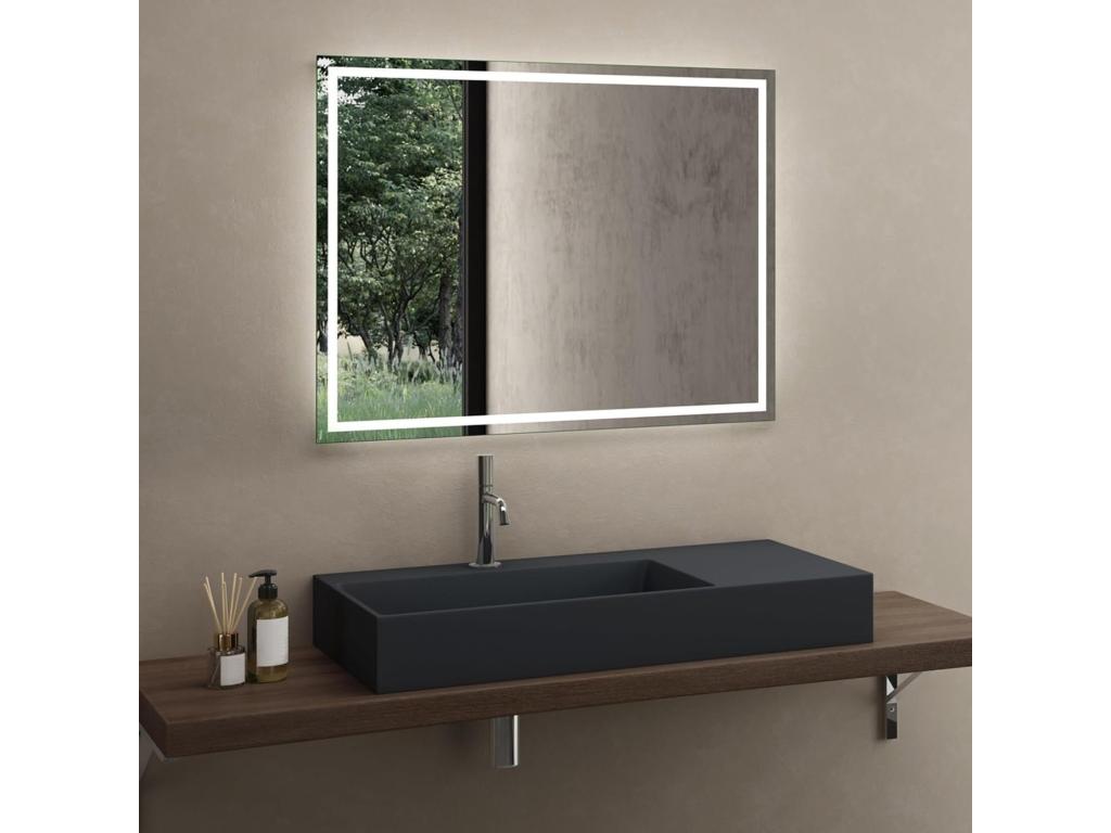 Conglomerate Washbasin 90 Grey TQQM89681