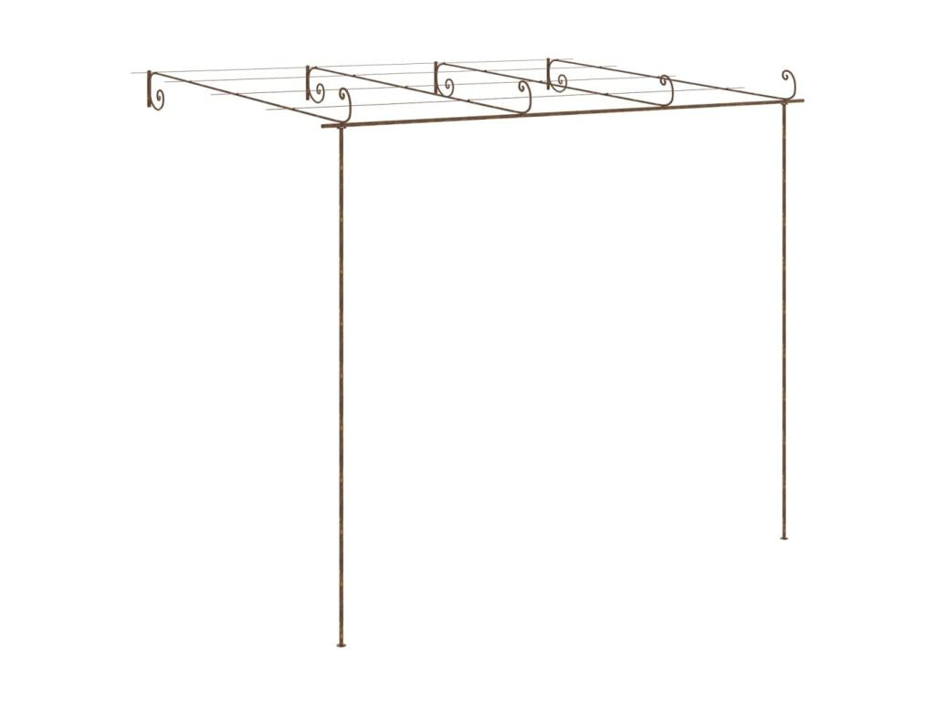 Lysvia garden plant, antique brown, 4x3x2.5 m, iron, EMZA52406
