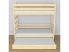 Wooden bunk bed - with drawer for mattress N03 Light Pine 100x180 OATV51062