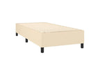 Boisona bed base and mattress, Cream 90x190 Fabric DAFI52791