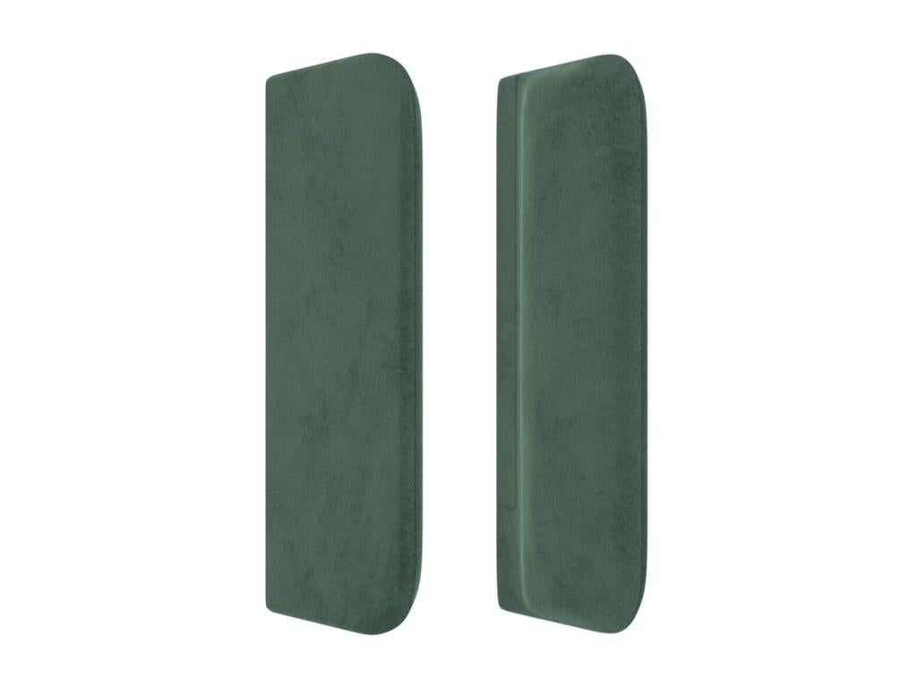 Headboard with wings, Dark Green, 93x16x78/88 cm, Velvet, ZRYI91721