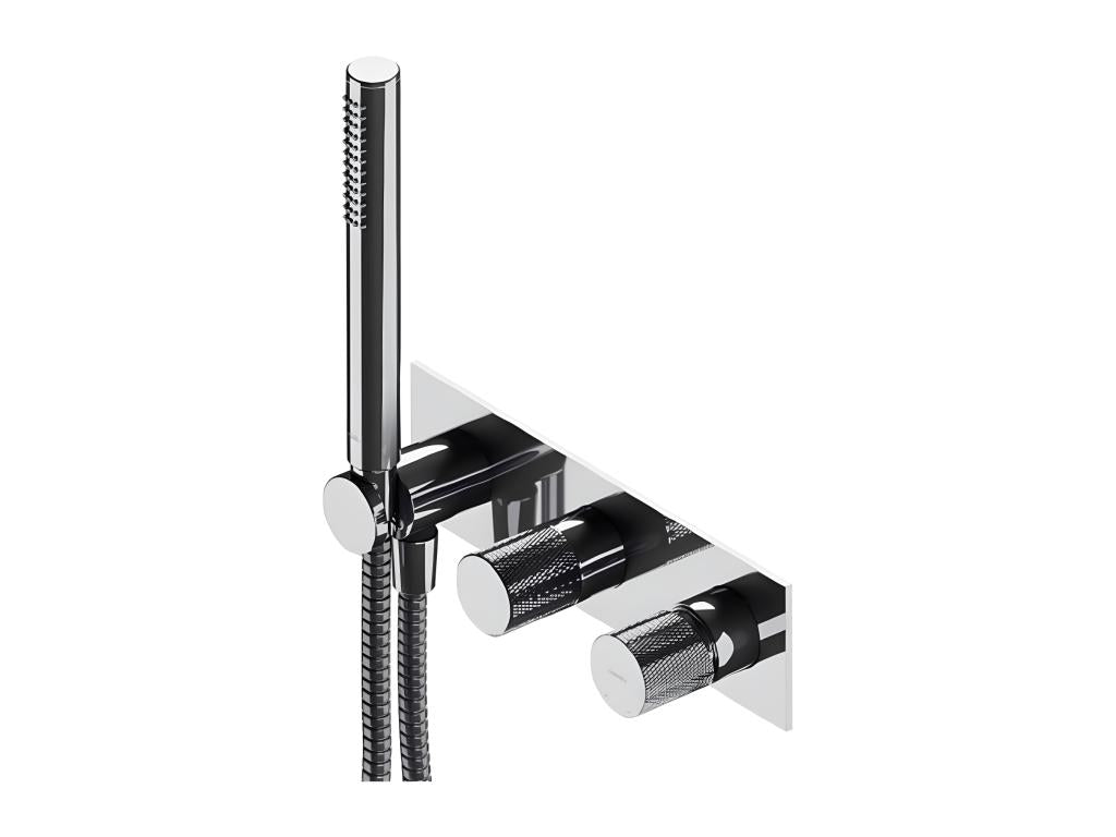 Concealed shower and bath mixer with shower head - Elariva GCKT63090