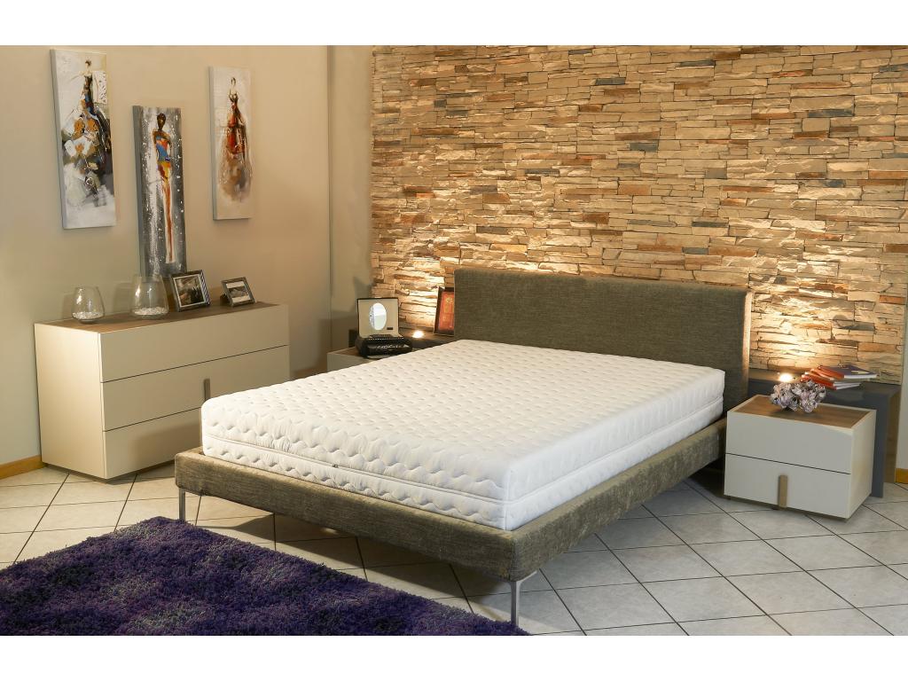 Firm mattress 160x200x20 cm with removable cover, specially designed for electric bed bases, polyester padding GJCA33760