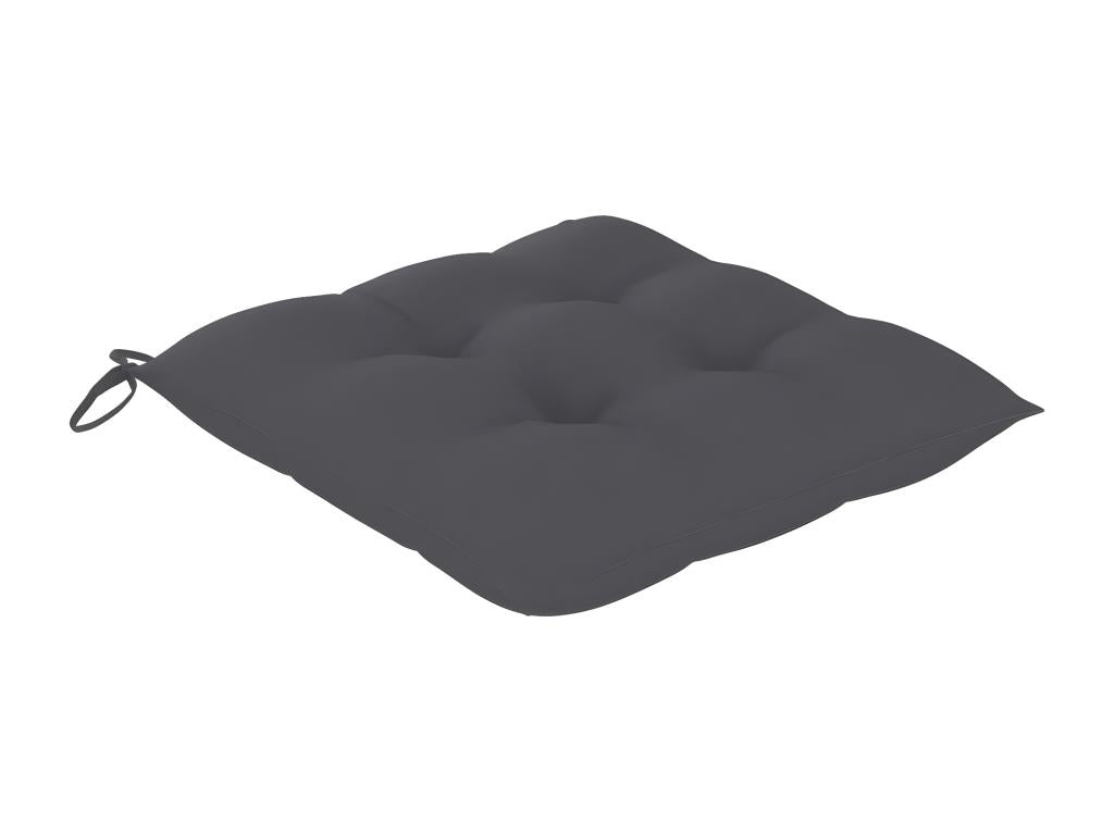 Garden dining chairs with cushions, set of 3, solid wood, AGIN22670