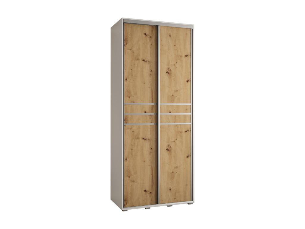10" Sliding Door Wardrobe 235.2/100/45 2 Doors XSLO76012