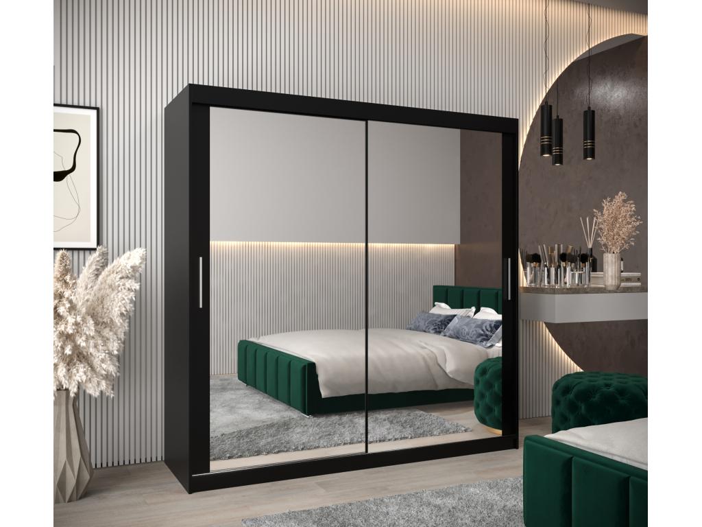 CABINET Boisona 3 PUERTAS CORREDERAS 200/200/62 2 puertas Negro/Negro QSPO42342