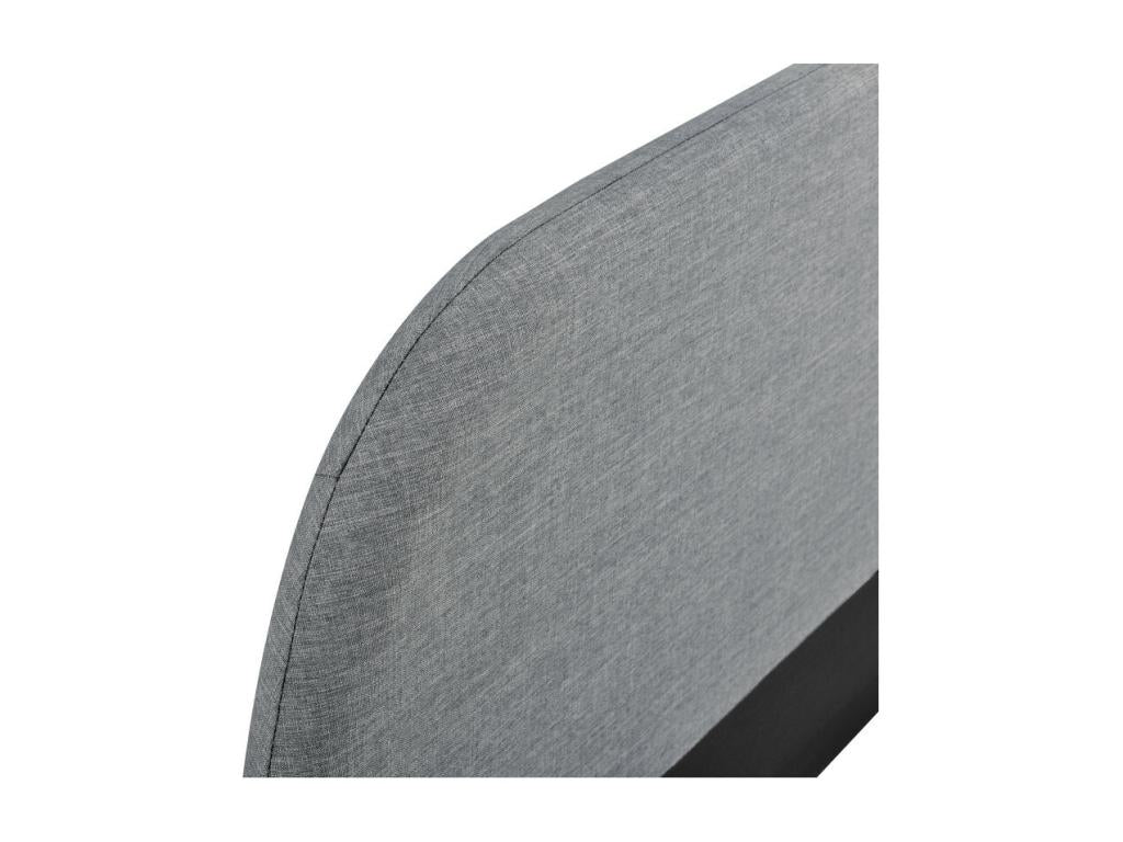 Boisona bed frame with Boisona fabric slatted base - Anthracite grey - Width 140 cm JDII03170