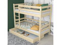 Wooden bunk bed - with drawer N01 Light Pine 80x190 KRVP97148