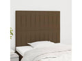 2-piece headboard set, dark brown, 100x5x78/88 cm, fabric FEAT17171