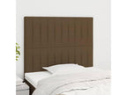 2-piece headboard set, dark brown, 100x5x78/88 cm, fabric FEAT17171