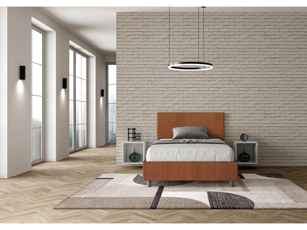 Single and a half bed with storage, upholstered, 120x200 cm, fabric, 4 Elariva TNXX61480