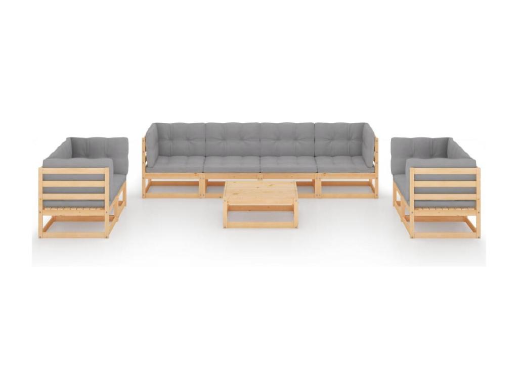 Garden furniture set, brown wood, 70x70x67 cm, 02 0017947 FGVK33995