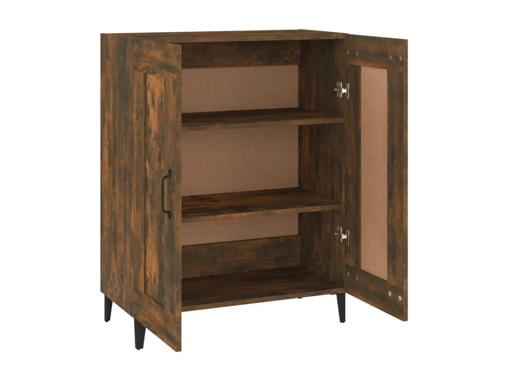 Smoked oak sideboard 69.5x34x90 cm engineered wood XXSA59653