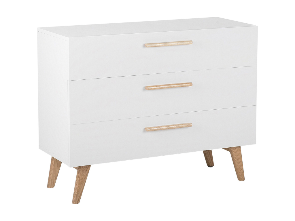 3-drawer chest, 83 cm, White QYIB60630