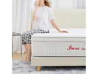 Mattress 140x190 cm - 30 cm memory foam - winter/summer side - breathable - 7 ergonomic zones MGLT84245