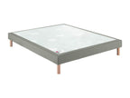 Medium comfort bed base, natural mottled finish, 18 cm thick, NATURE 140x190 SRDW50449
