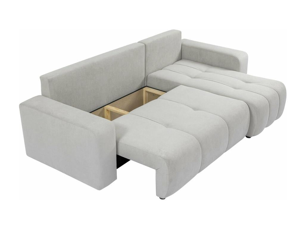 Corner sofa 361 Light brown Sleeping function Bed box 244x145cm VTCA94130