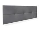 Elariva Faux Leather Headboard with Buttons 160x50cm for 150/160cm Beds - Grey RISG77577