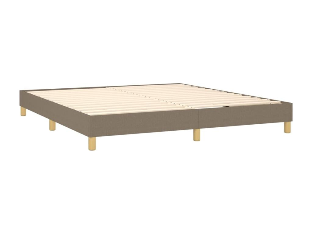 Bed base with LED mattress 160x200 cm Fabric GXKM35486